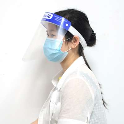 Wholesale Anti- fog Disposable Clear Plastic Transparent Protective Face Shield