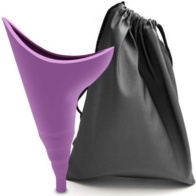 New Design Women Urinal Outdoor Travel Camping Portable Female Urinal Soft Silicone Urination Device